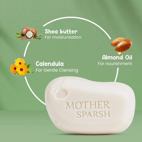 Mother Sparsh Plant Powered Baby Soap For Baby Pack of 2
