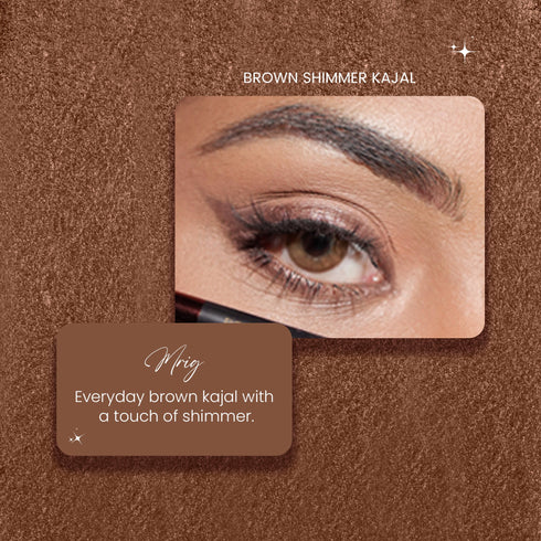 Parul Garg Beauty Mrig - Brown Shimmer Bold Define Kajal