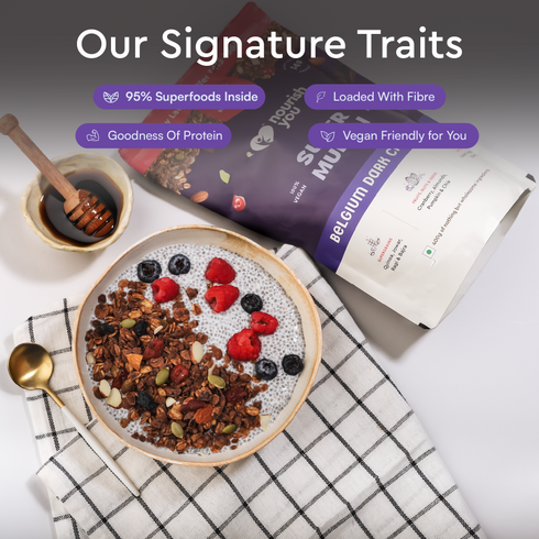 Nourish You Super muesli - Belgium dark chocolate
