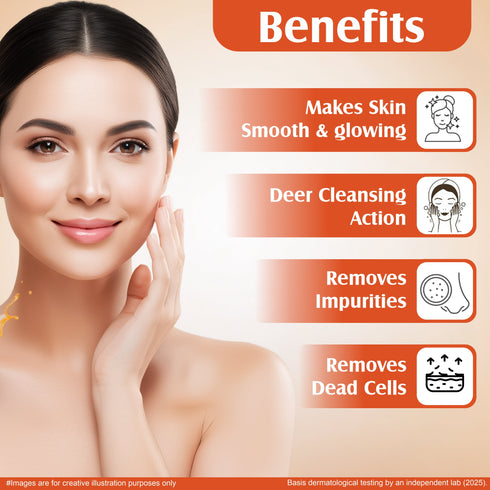 Multani Mitti Supreme Papaya Face Pack Deep Exfoliation Tan Removal for Fresh Radiant Skin
