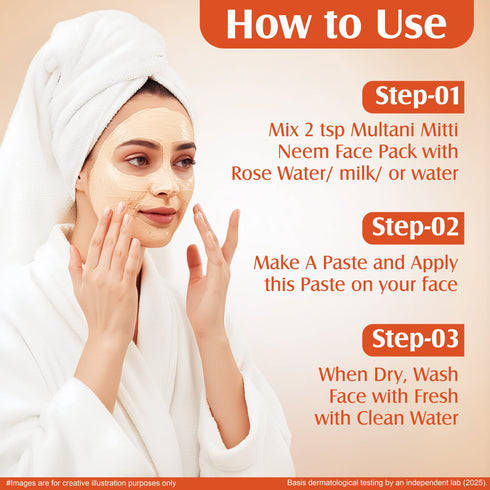 Multani Mitti Supreme Papaya Face Pack Deep Exfoliation Tan Removal for Fresh Radiant Skin