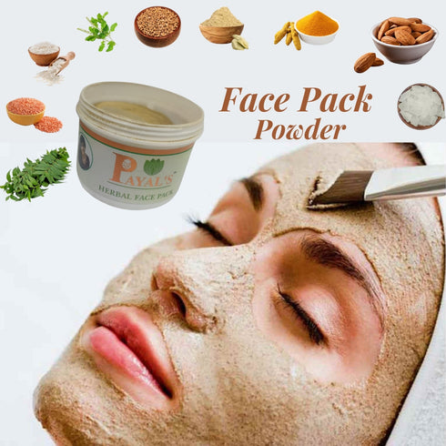 Payal's Herbal Facepack Powder For Men And Woomen (200g)