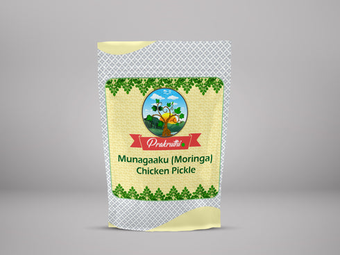 Prakruthi Munagaaku (Moringa) Chicken Pickle