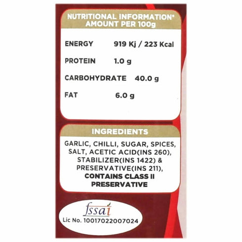 Urban Platter Vegan Premium Chilli Garlic Sauce