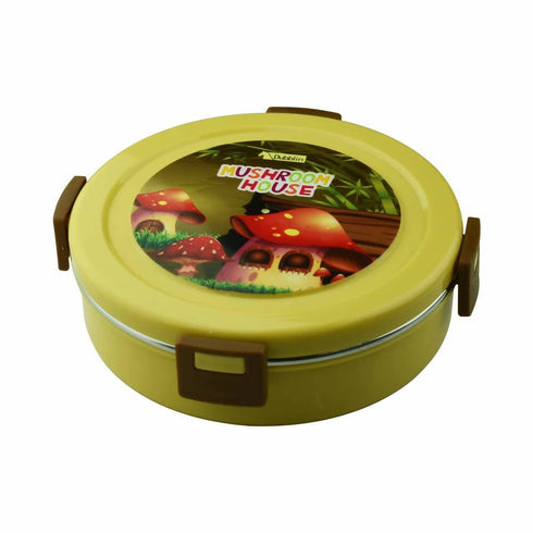 Dubblin Tweaty Stainless Steel Round Lunch Box