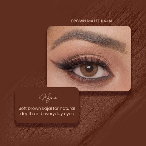 Parul Garg Beauty Myna - Rich Brown Matte Bold Define Kajal