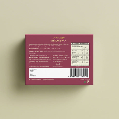 Anand Sweets Mysore pak