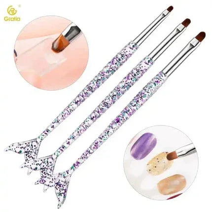 Shills Professional Fish Shape Brush Set 3Pcs NB-13