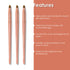 Shills Professional Gel Brush Set Metal 3Pcs