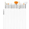 Shills Professional Nail Art Brush Set White 15Pcs