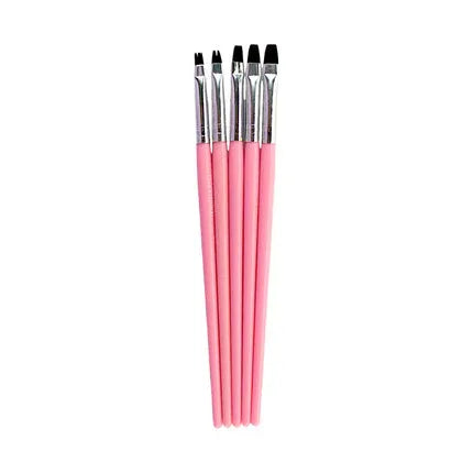 Shills Professional Gel Brush Set Pink 5Pcs