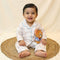 Bachpan kids wear Unisex Night Suite-White Colour