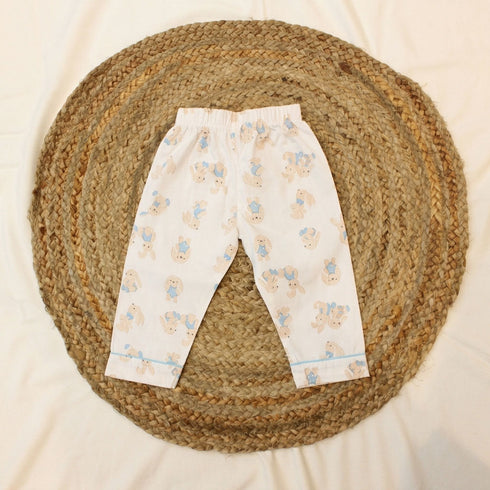 Bachpan kids wear Unisex Night Suite-White Colour