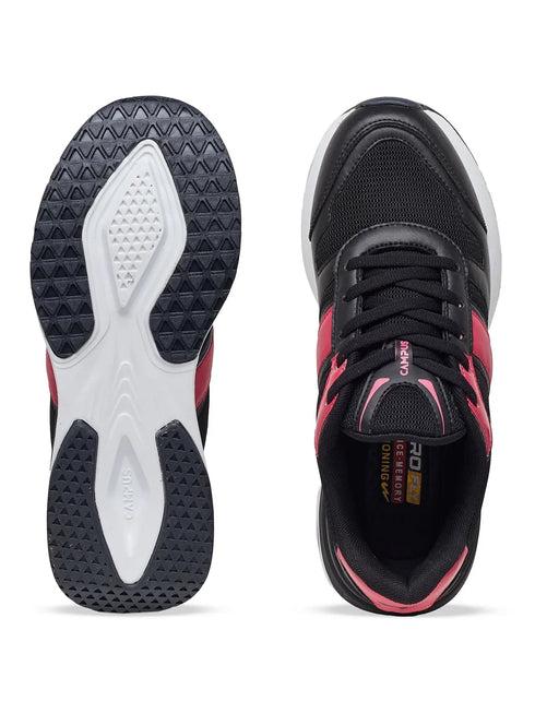 Campus NIGMA Black Womens Running Shoes