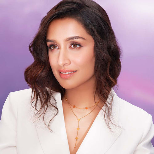 Palmonas Two-Layered Heart Charm Necklace