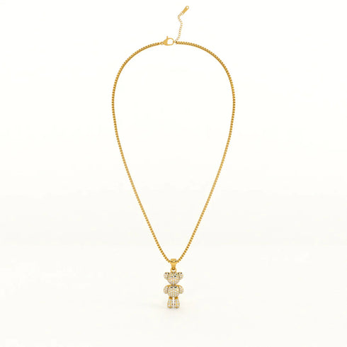 Palmonas Teddy Solitaire Necklace
