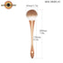 Shills Professional Long Nail Dusting Brush-Rust-NLD-10