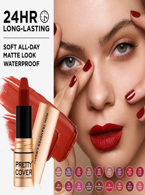 Pretty Cover Non Transfer Lipstick