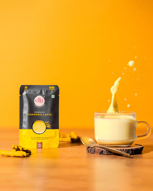 Ella Foods Instant Turmeric Latte & Hot Chocolate Sachets
