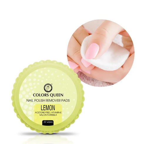 Colors Queen Nail Polish Remover Pads | 32 Wipes