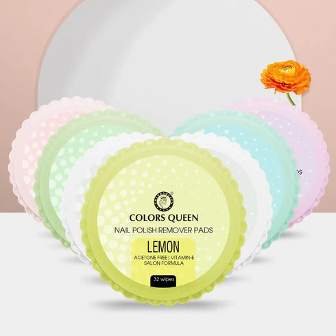 Colors Queen Nail Polish Remover Pads | 32 Wipes