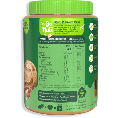 Alpino Best Seller Natural Peanut Butter Combo - Crunch 1kg & Smooth 1kg - Saver Value Pack