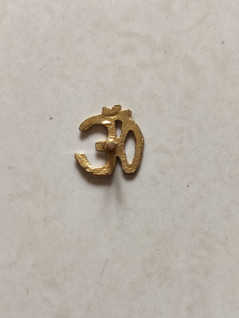Brass Om Hindi Tilak Stamp