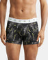 Jockey Ultrasoft Waistband Cotton Printed Trunk | Black