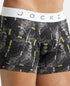 Jockey Ultrasoft Waistband Cotton Printed Trunk | Black
