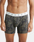 Jockey Cotton Elastane Stretch Printed Boxer Brief | Black