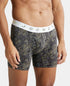 Jockey Cotton Elastane Stretch Printed Boxer Brief | Black