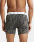 Jockey Cotton Elastane Stretch Printed Boxer Brief | Black