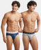 Jockey Cotton Stretch Comfort Brief | Midnight Navy & Monument