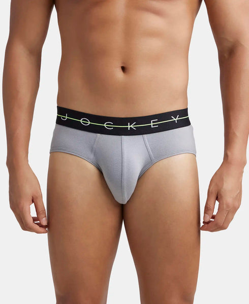 Jockey Cotton Stretch Comfort Brief | Midnight Navy & Monument