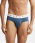 Jockey Cotton Elastane Stretch Solid Brief | Mid Night Navy