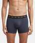 Jockey Cotton Elastane Trunk | Black & Graphite