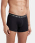 Jockey Cotton Elastane Trunk | Black & Graphite