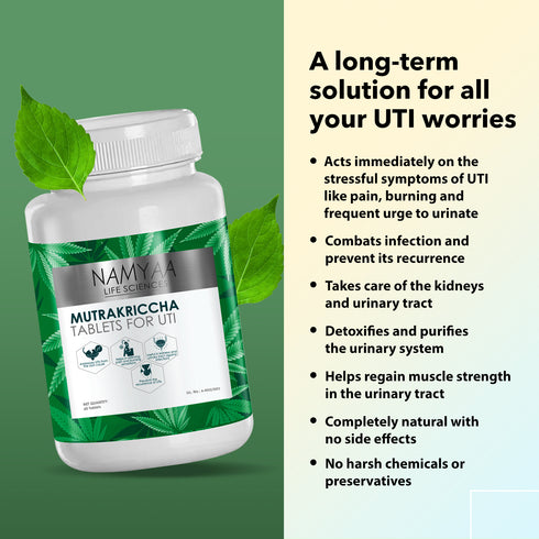 Namyaa Skincare Namyaa Mutrakriccha UTI Combo of Syrup & Tablet