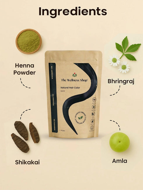 The wellness shop Natural Black Hair Colour