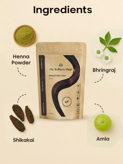 The wellness shop Natural Brown Hair Colour
