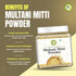 NatureVit Multani Mitti Powder For Face| Skin And Hair