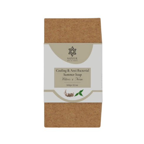 Natuur Vetiver Neem Summer Soap Cooling & Anti Bacterial 100gm