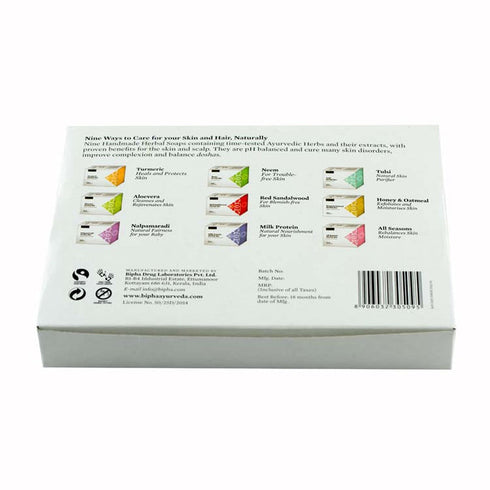 Bipha Ayurveda Navarasa Herbal Bar Gift Pack