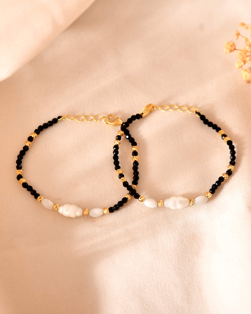 Meera Jaipur Nazar Raksha silver bracelet