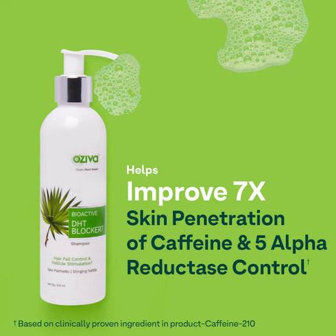 OZiva Bioactive DHT Blocker7 Shampoo