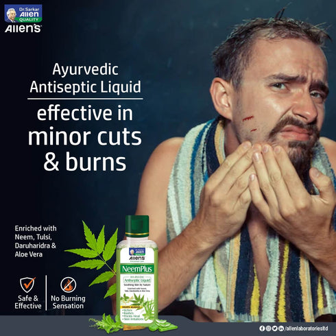 Allen NeemPlus Ayurvedic Antiseptic Liquid