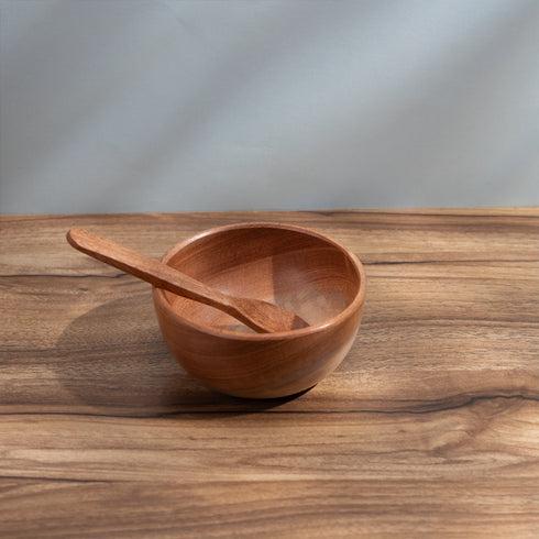 Ariro Toys Neem Wood Bowl & Spoon