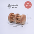 Ariro Toys Neem Wood Rattle- Double Decker