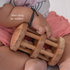 Ariro Toys Neem Wood Rattle- Double Decker