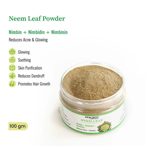 Keya Seth Aromatherapy Neem Leaf Powder Face Pack for Women & Men